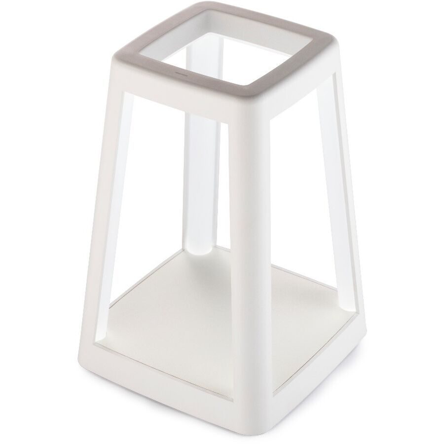 Lexon Tischlampe Lantern Weiss 14.4 cm 21.2 cm - Lichtfarbe: Warmweiss - Kaltes Tagesweiss - Tischlampe