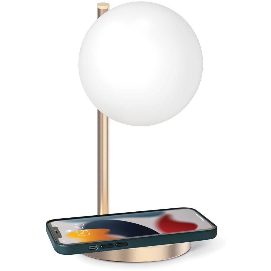 Lexon Tischlampe Bubble Lamp Weiss/Gold Kunststoff/Metall 12 cm 29.7 cm - LED - Lichtfarbe: Warmweiss - Kaltes Tagesweiss - Tischlampe- LED