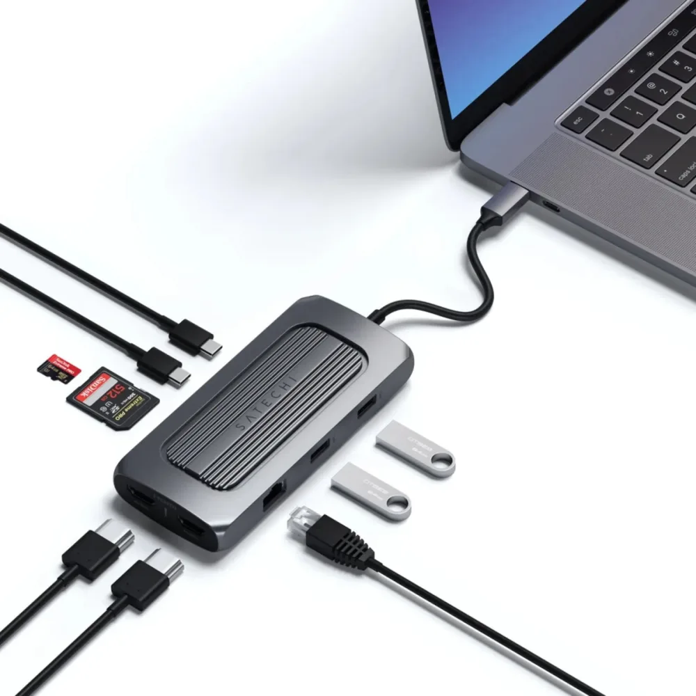 SATECHI ST-UCMXAM - Multiport Hub (Grau)