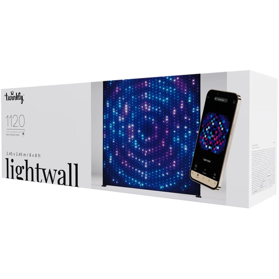 Lightwall Twinkly Schwarz - Lightwall