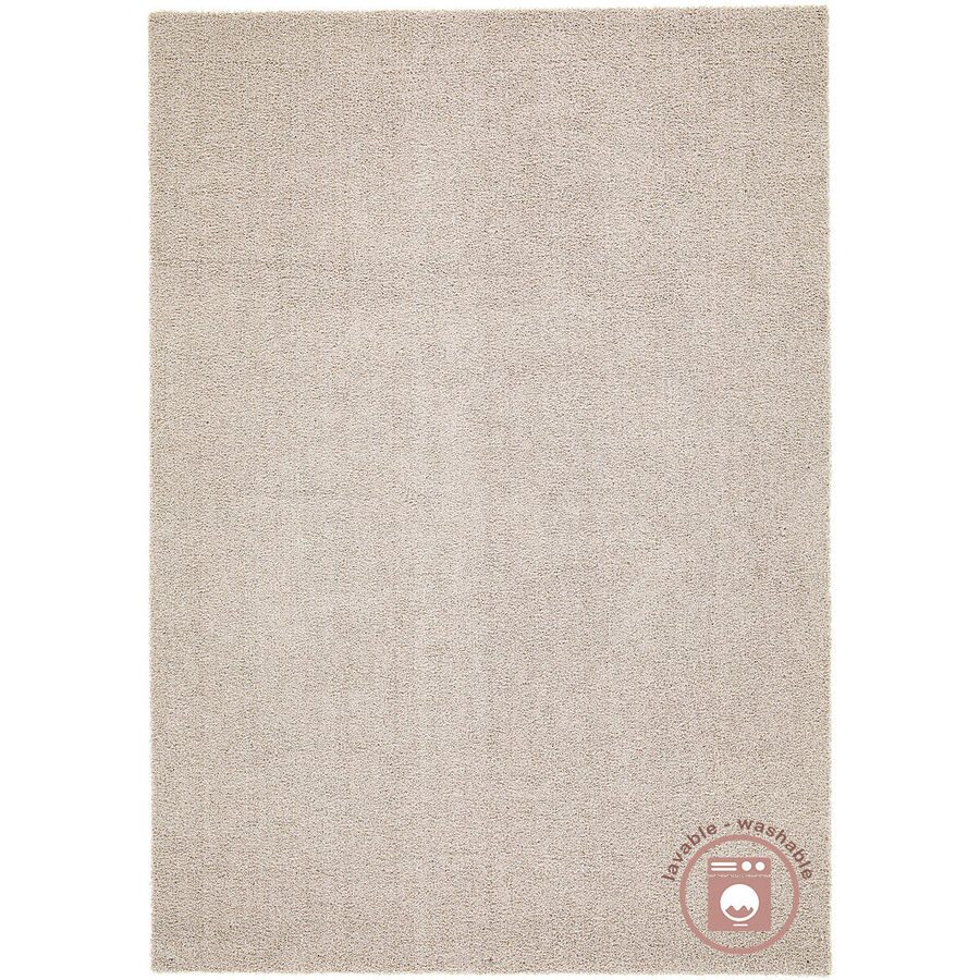 Teppich Etienne Beige Polyester 200 cm 140 cm - Farbe: cream - Teppich