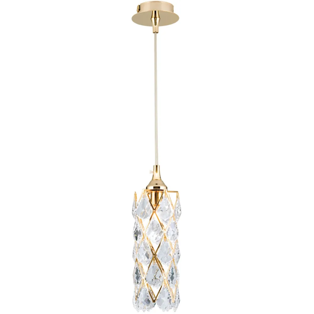 Pendellampe Rita Gold Stahl 29 cm - Pendellampe