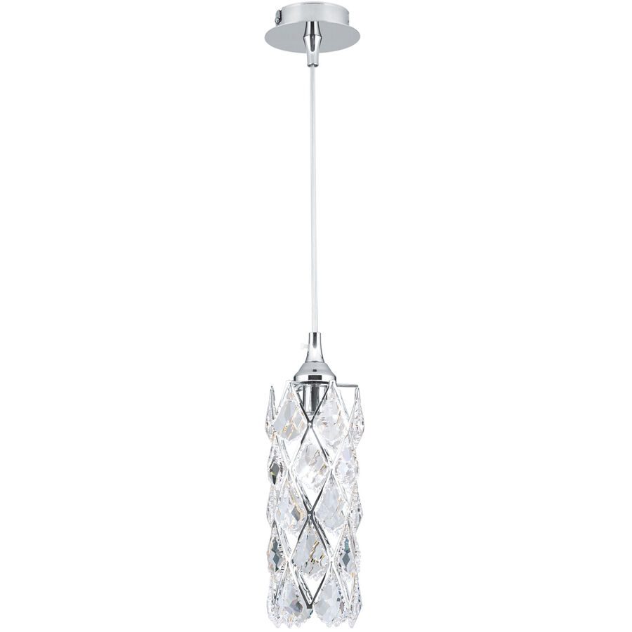 Pendellampe Rita Grau Stahl 21 cm - Farbe: chrom - Pendellampe