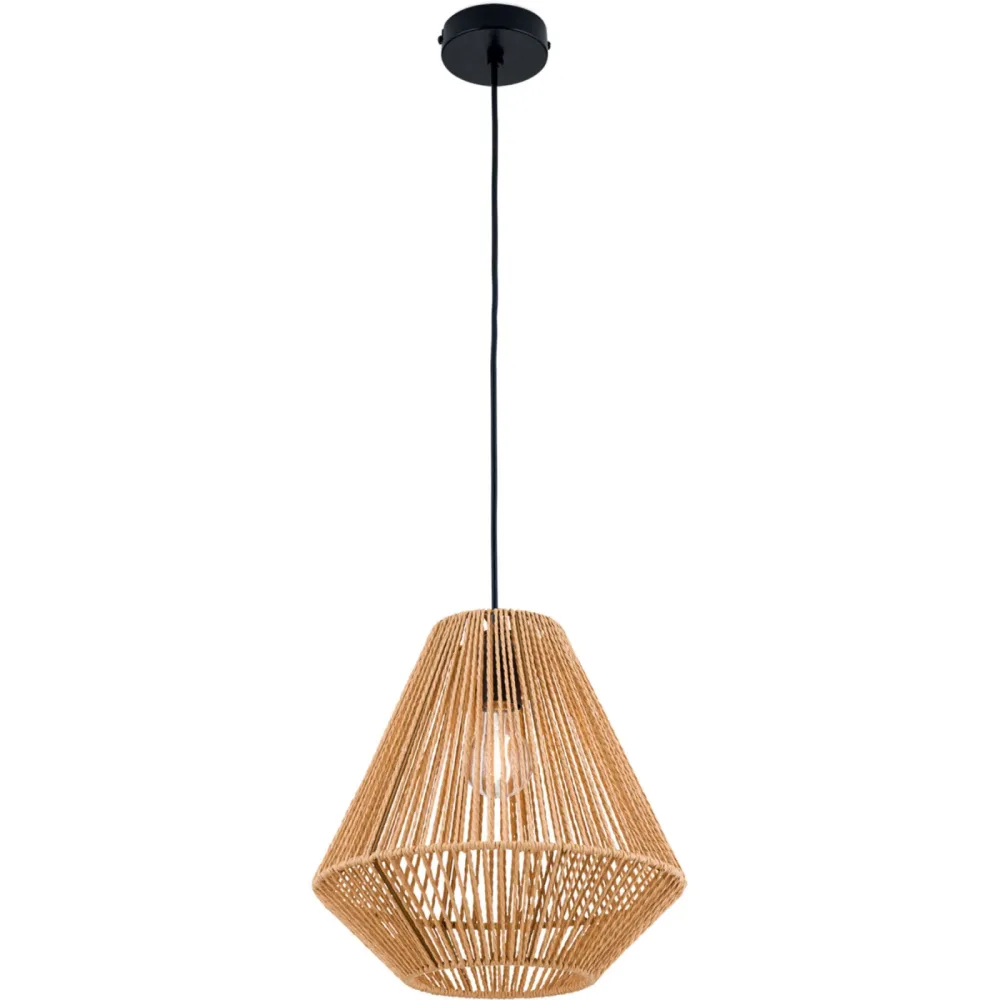 Pendellampe Jungle Schwarz Stahl 30 cm - Pendellampe