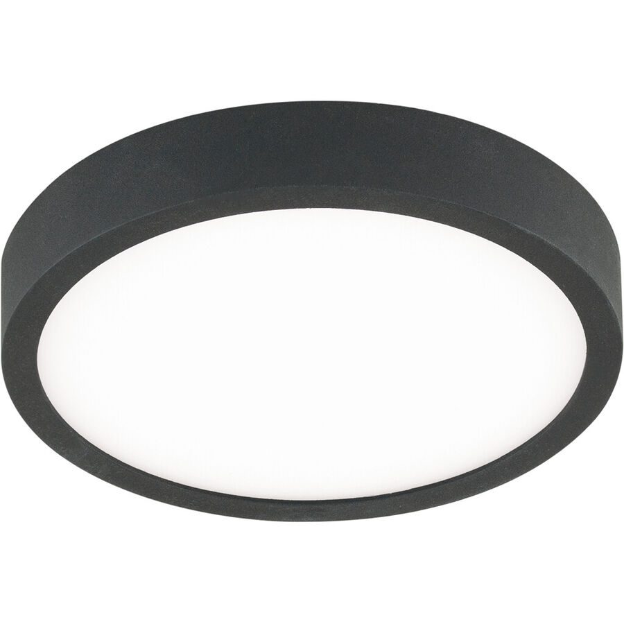 Deckenlampe Bully Schwarz Aluminium 2.4 cm - LED - Lichtfarbe: Warmweiss - Deckenlampe- LED Energiesparlampe