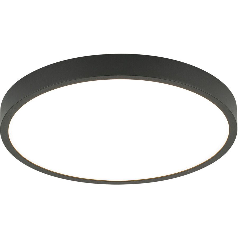 Deckenlampe Bully Schwarz Aluminium 2.4 cm - LED - Lichtfarbe: Warmweiss - Deckenlampe- LED Energiesparlampe