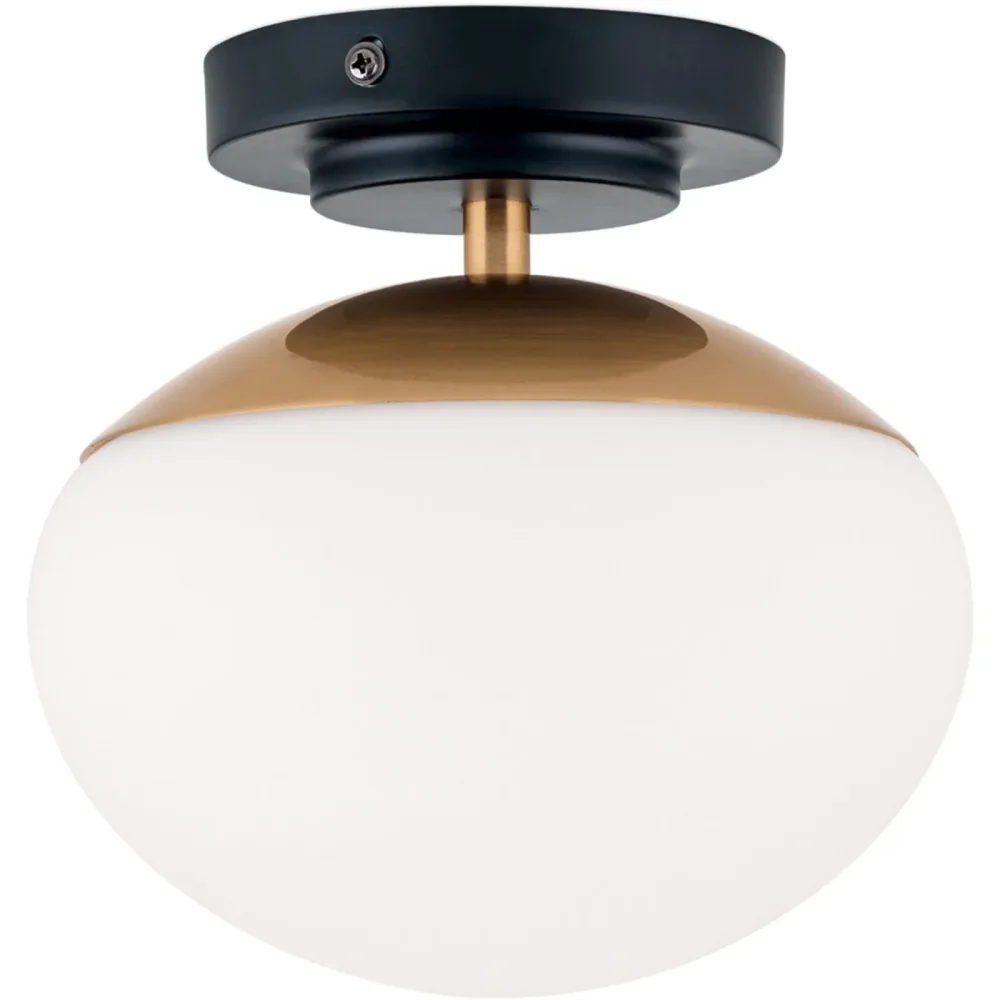 Deckenlampe Josephine Schwarz Edelstahl 18 cm - Deckenlampe