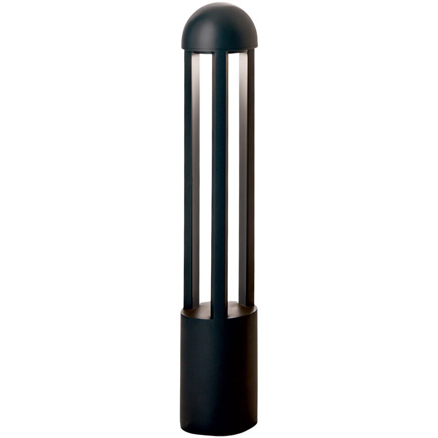 Stehlampe aussen Naok Grau - Farbe: anthrazit - Lichtfarbe: Warmweiss - Material: Siluminguss - Stehlampe aussen