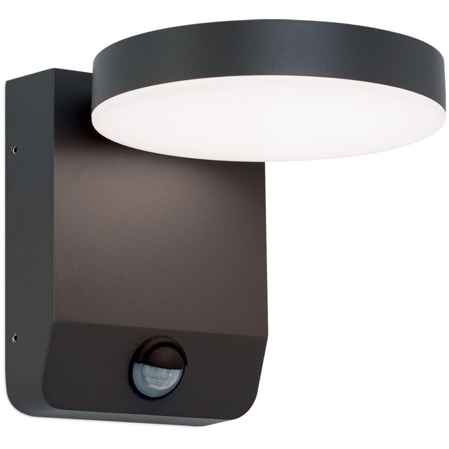 Sensorlampe Hendryk Schwarz Aluminium 12.3 cm 16 cm - Lichtfarbe: Extra warmweiss - Sensorlampe