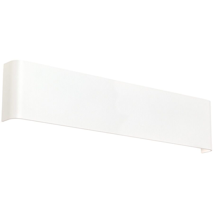 Wandlampe Accent Weiss Aluminium 41 cm 9 cm - Lichtfarbe: Warmweiss - Wandlampe