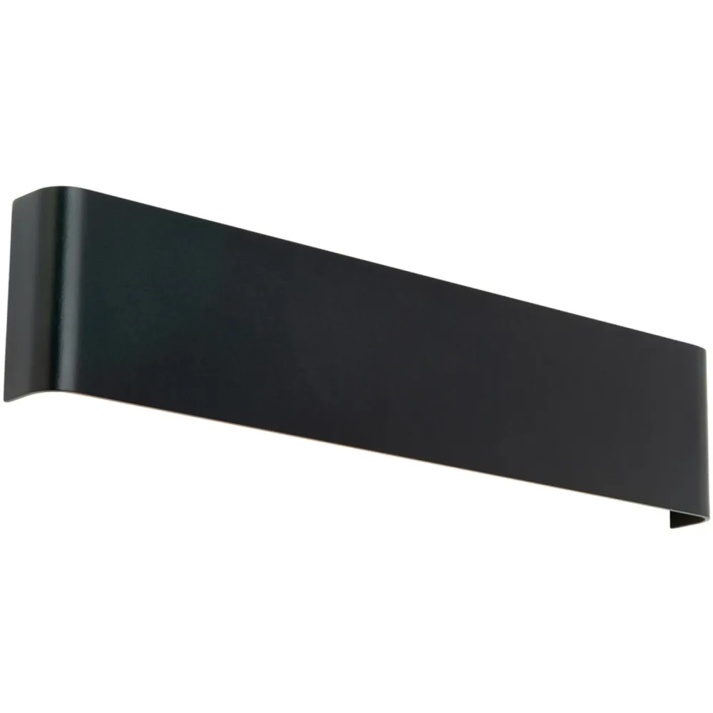 Wandlampe Accent Schwarz Aluminium 41 cm 9 cm - Lichtfarbe: Warmweiss - Wandlampe