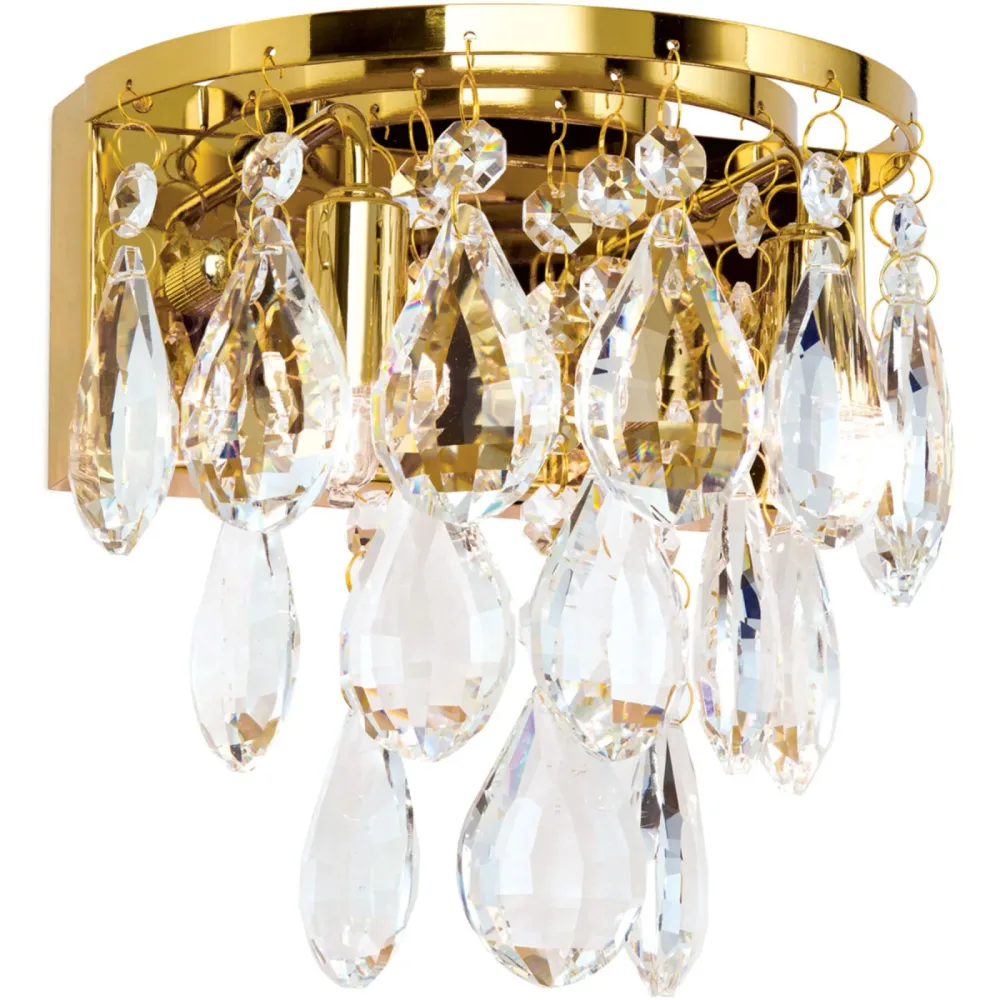 Wandlampe Celeste Gold Stahl 17.5 cm 18 cm - Wandlampe