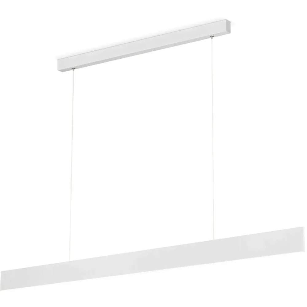 Pendellampe Gideon Weiss Stahl 3.6 cm - Lichtfarbe: Warmweiss - Pendellampe