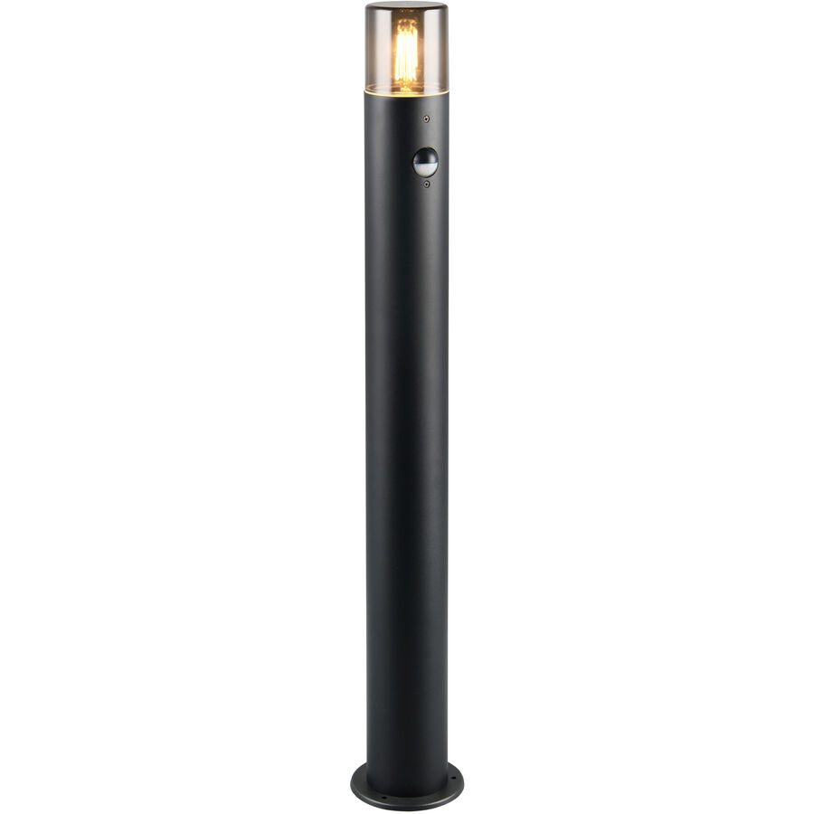 Aussenlampe Cisoo Schwarz 80 cm - Farbe: schwarz matt - Material: Aluminium-Druckguss - Aussenlampe