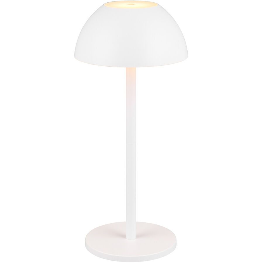 Tischlampe Dracir Weiss Kunststoff 30 cm - Farbe: weiss matt - LED - Tischlampe- LED Energiesparlampe