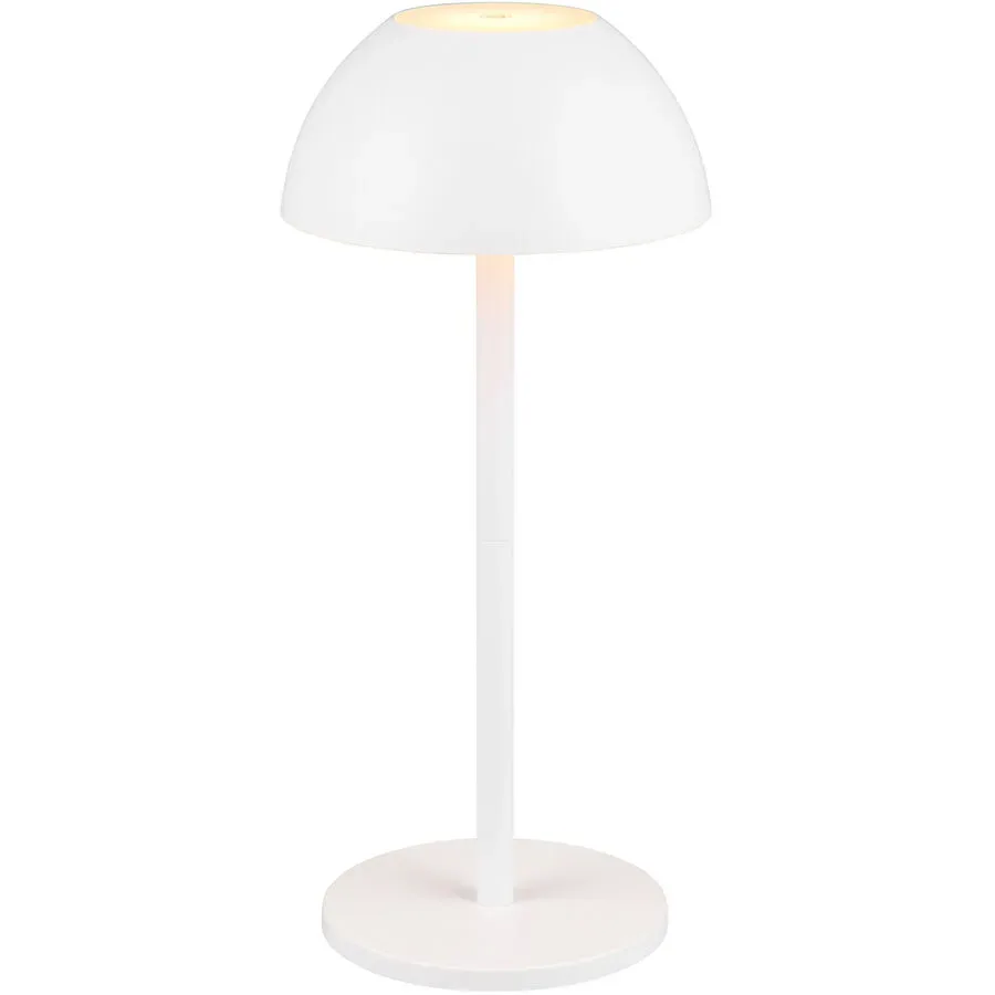 Tischlampe Dracir Weiss Kunststoff 30 cm - Farbe: weiss matt - LED - Tischlampe- LED Energiesparlampe