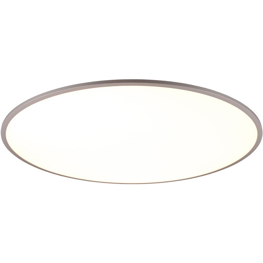 Deckenlampe Amuy Silber Metall 5 cm - Farbe: titanfarbig - LED - Deckenlampe- LED Energiesparlampe