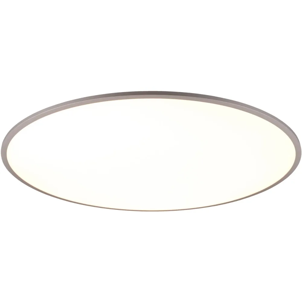 Deckenlampe Amuy Silber Metall 5 cm - Farbe: titanfarbig - LED - Deckenlampe- LED Energiesparlampe