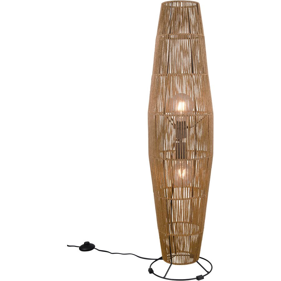 Stehlampe Nikki Braun Papier 103 cm - Stehlampe