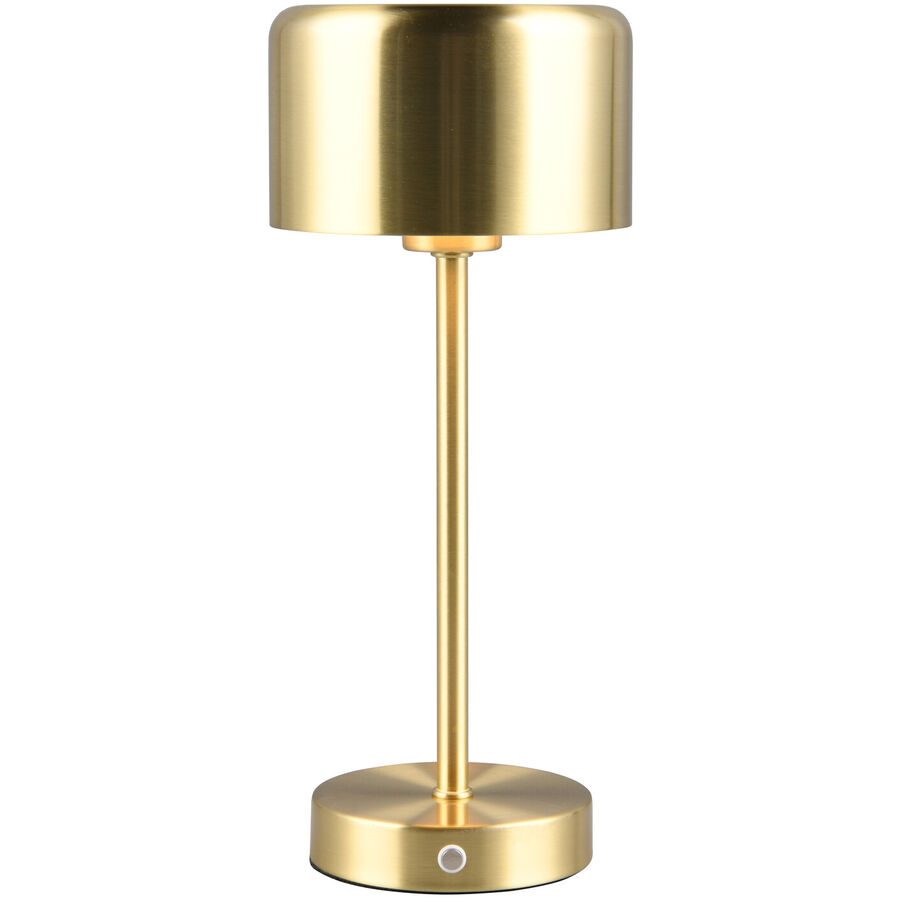 Tischlampe Feliks Gold Metall 30 cm - Farbe: messing matt - LED - Tischlampe- LED Energiesparlampe
