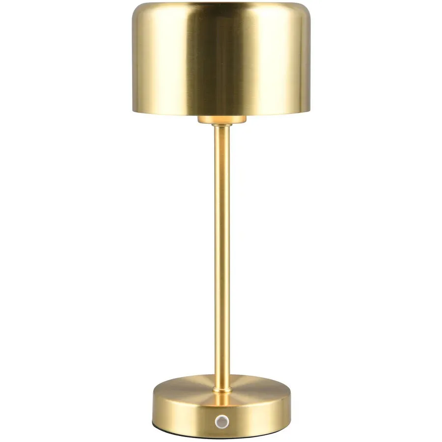 Tischlampe Feliks Gold Metall 30 cm - Farbe: messing matt - LED - Tischlampe- LED Energiesparlampe