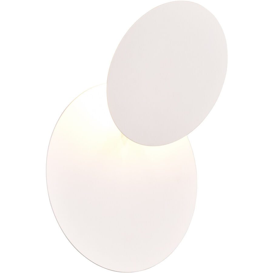 Wandlampe Amio Weiss Metall 18 cm 18 cm - Farbe: weiss matt - LED - Wandlampe- LED Energiesparlampe
