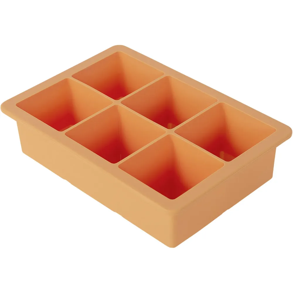 Eiswürfelform Kitty Orange Kunststoff 12 cm 25.5 cm - Material: Platin-Silikon - Eiswürfelform