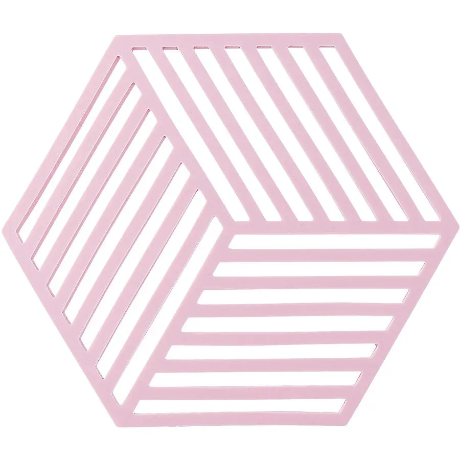 Topfuntersetzer Bernice Rosa Kunststoff - Farbe: pink - Material: Silikon - Topfuntersetzer