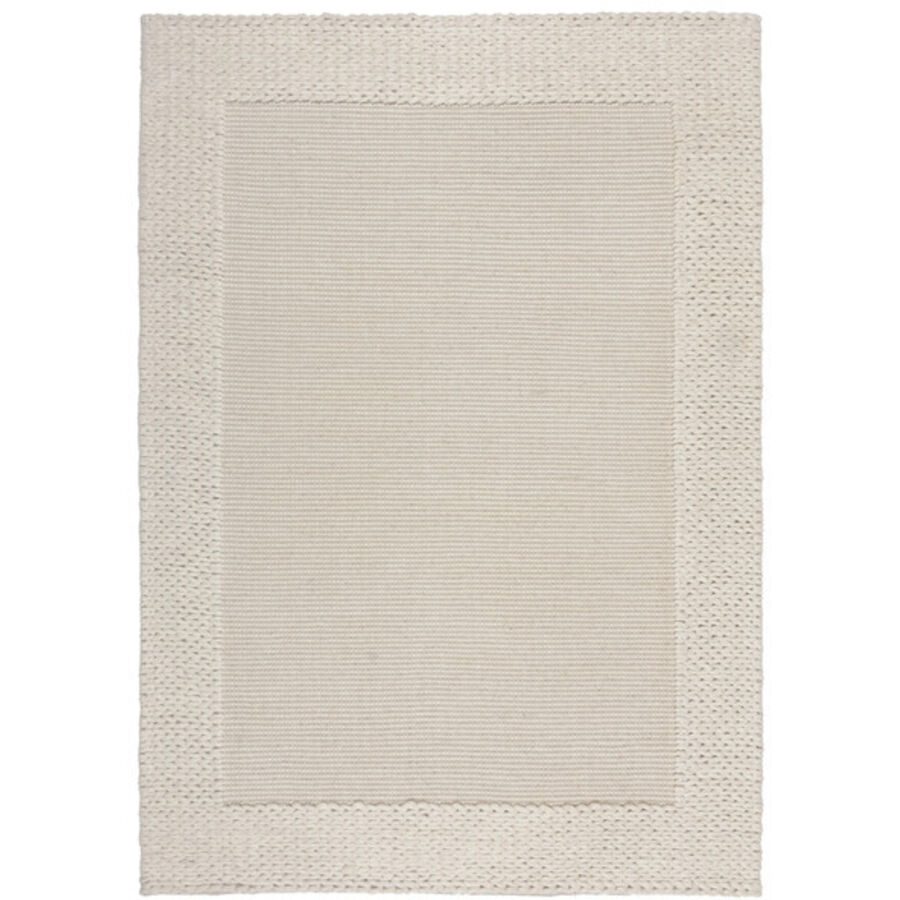 Teppich Ruen Beige Stoff 290 cm 200 cm - Farbe: Natural - Teppich