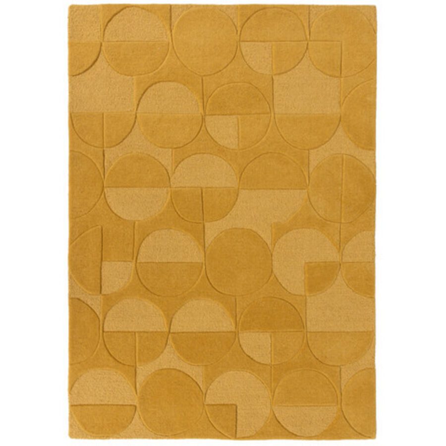 Teppich Igreg Gelb Wolle 290 cm 200 cm - Farbe: ocker - Teppich