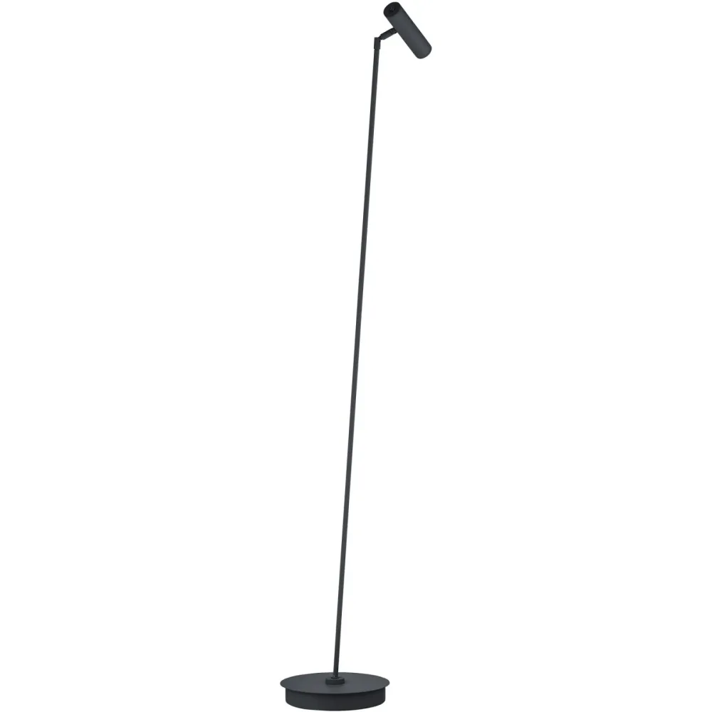 Stehlampe Tom Pro Schwarz Metall 137 cm - LED - Lichtfarbe: Extra warmweiss - Helles Neutralweiss - Stehlampe- LED Energiesparlampe