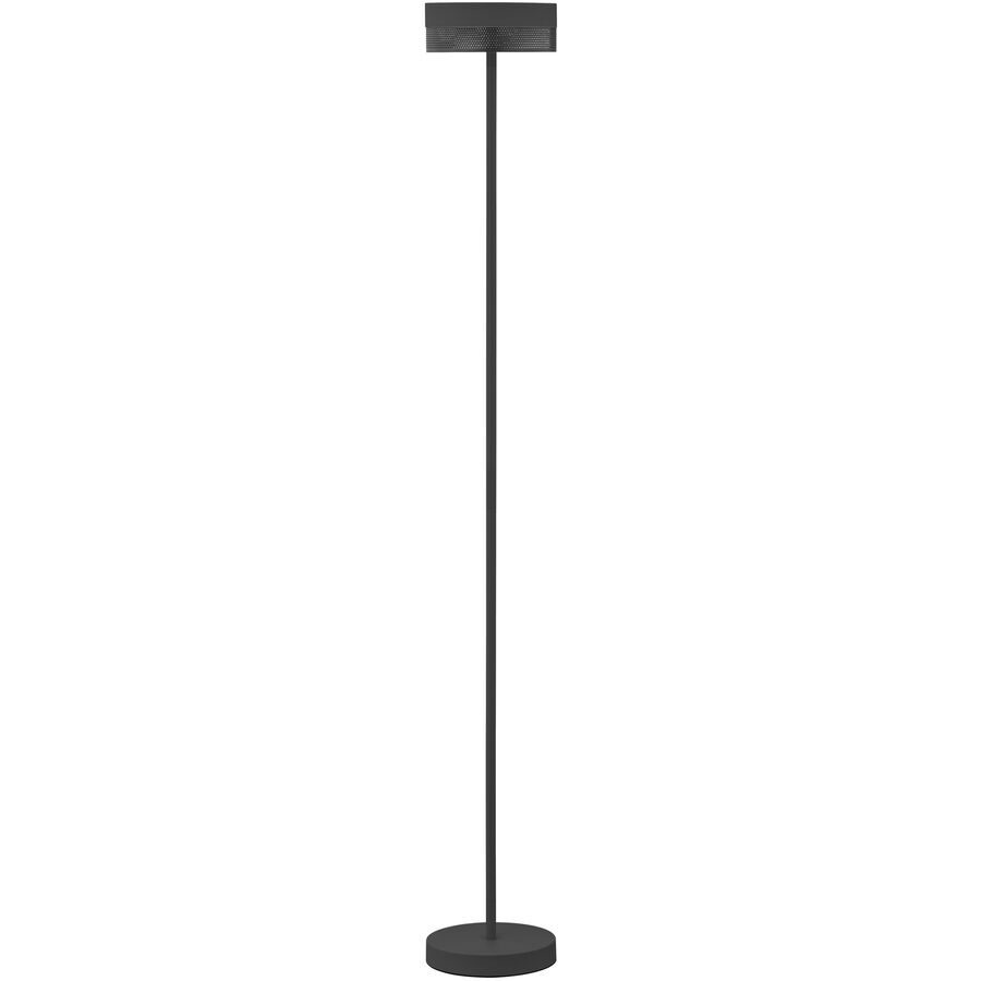 Stehlampe Mesh Schwarz Metall 16 cm 120 cm - LED - Lichtfarbe: Extra warmweiss - Stehlampe- LED Energiesparlampe