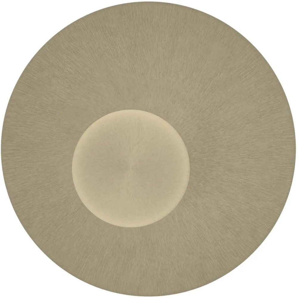 Deckenlampe Stella Beige Metall 45 cm 4 cm - Farbe: sand - LED - Lichtfarbe: Extra warmweiss - Kaltes Tagesweiss - Deckenlampe- LED Energiesparlampe