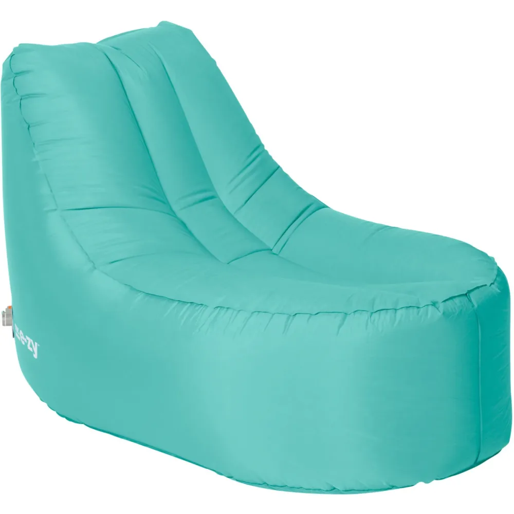 Mr. Ezy - Aufblasbarer Sessel – per KNOPFDRUCK, 120cm, Türkisblau