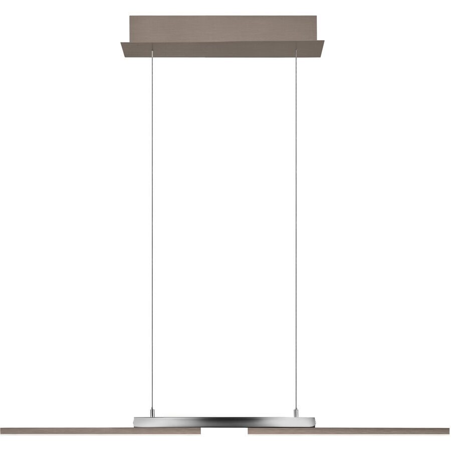 Pendellampe More Bronze Metall 87 cm 200 cm - LED - Lichtfarbe: Extra warmweiss - Helles Neutralweiss - Pendellampe- LED Energiesparlampe