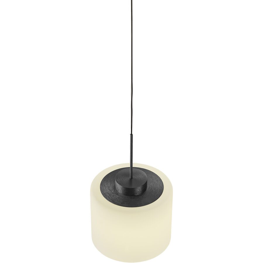 Pendellampe Abby Grau Metall 68 cm 180 cm - Farbe: anthrazit matt eloxiert - LED - Lichtfarbe: Extra warmweiss - Pendellampe- LED Energiesparlampe
