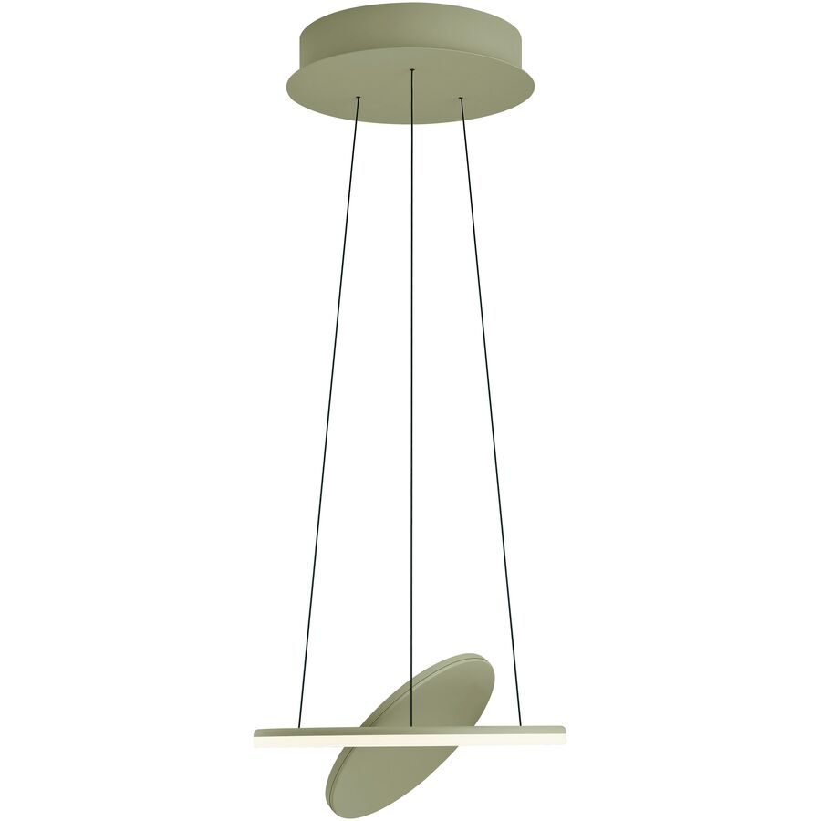 Pendellampe Haley Beige Metall 35 cm 180 cm - Farbe: sand - LED - Lichtfarbe: Extra warmweiss - Kaltes Tagesweiss - Pendellampe- LED Energiesparlampe