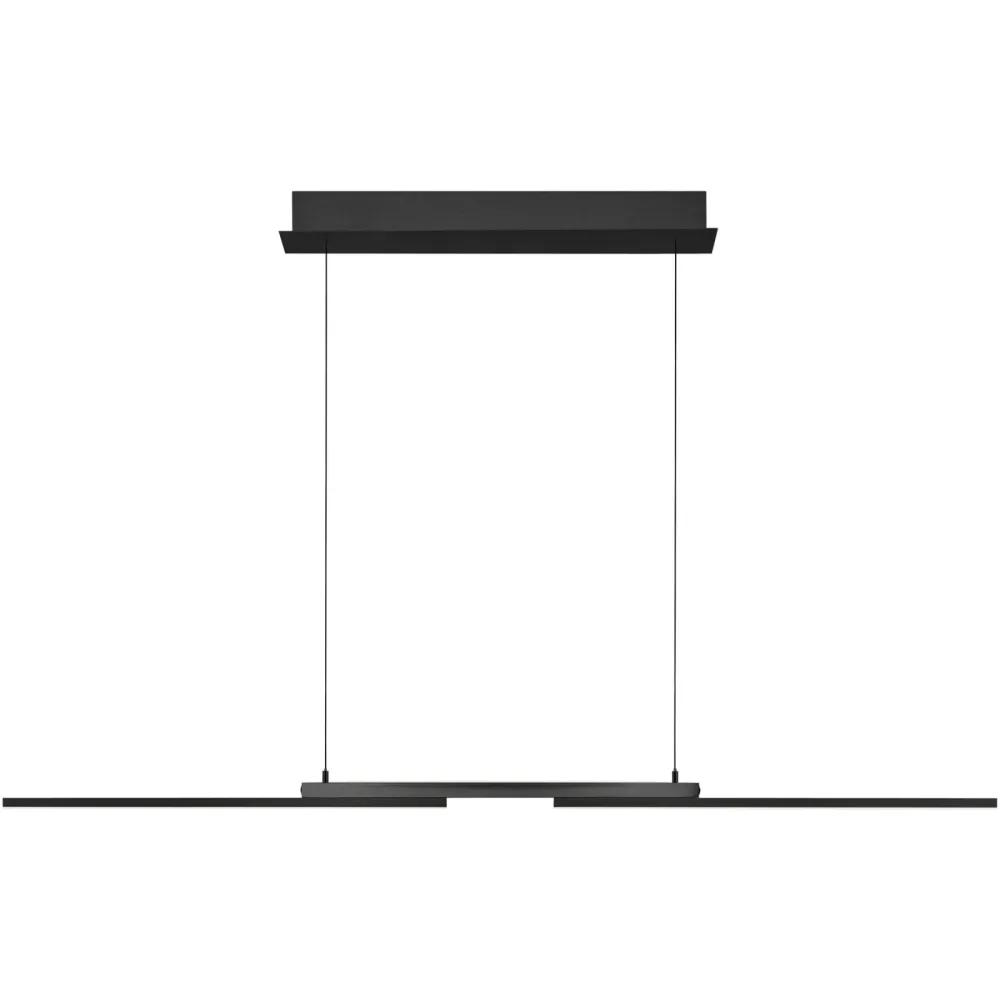 Pendellampe More Grau Metall 130 cm 200 cm - Farbe: anthrazit matt eloxiert - LED - Lichtfarbe: Extra warmweiss - Helles Neutralweiss - Pendellampe-