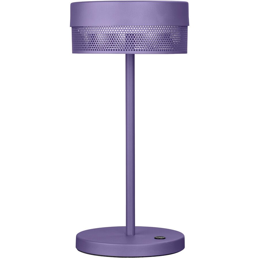 Tischlampe Mesh Lila Metall 14.5 cm 30 cm - Farbe: violett - LED - Lichtfarbe: Extra warmweiss - Tischlampe- LED Energiesparlampe