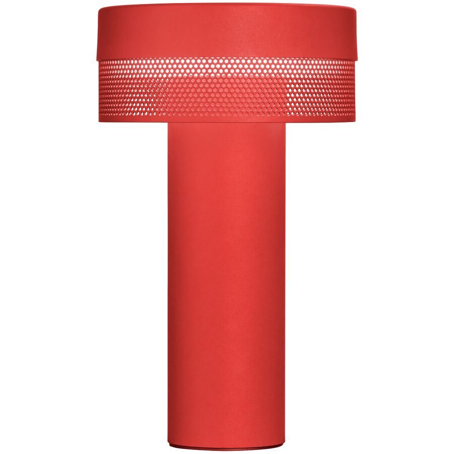 Tischlampe Mesh Orange Metall 14.5 cm 24 cm - Farbe: peach - LED - Lichtfarbe: Extra warmweiss - Tischlampe- LED Energiesparlampe