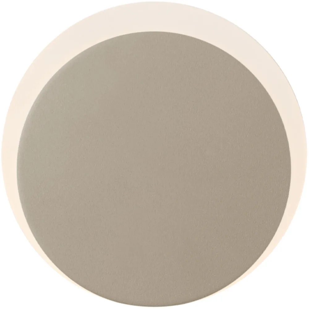 Wandlampe Sun-B Beige Metall 15 cm 15 cm - Farbe: sand - LED - Lichtfarbe: Extra warmweiss - Wandlampe- LED Energiesparlampe