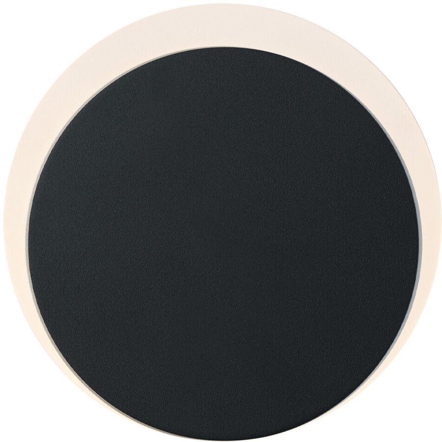 Wandlampe Sun-B Schwarz Metall 15 cm 15 cm - LED - Lichtfarbe: Extra warmweiss - Wandlampe- LED Energiesparlampe