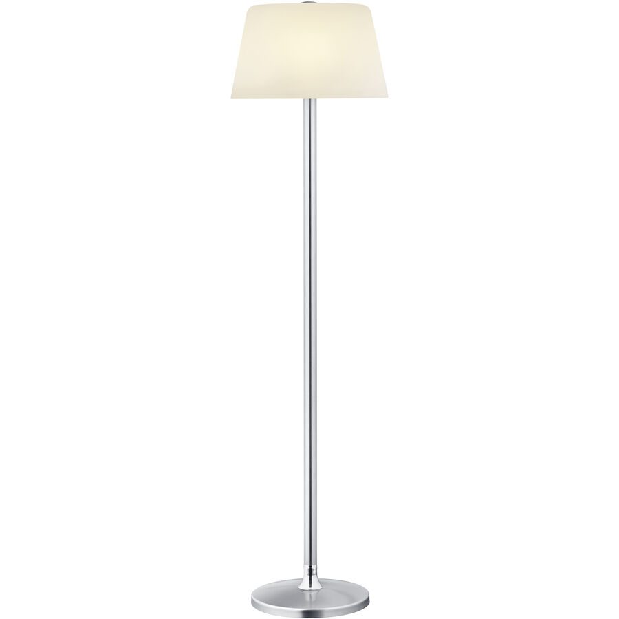 Stehlampe Elegance Silber/Grau Metall 35 cm 140 cm - Farbe: Nickel matt - Stehlampe
