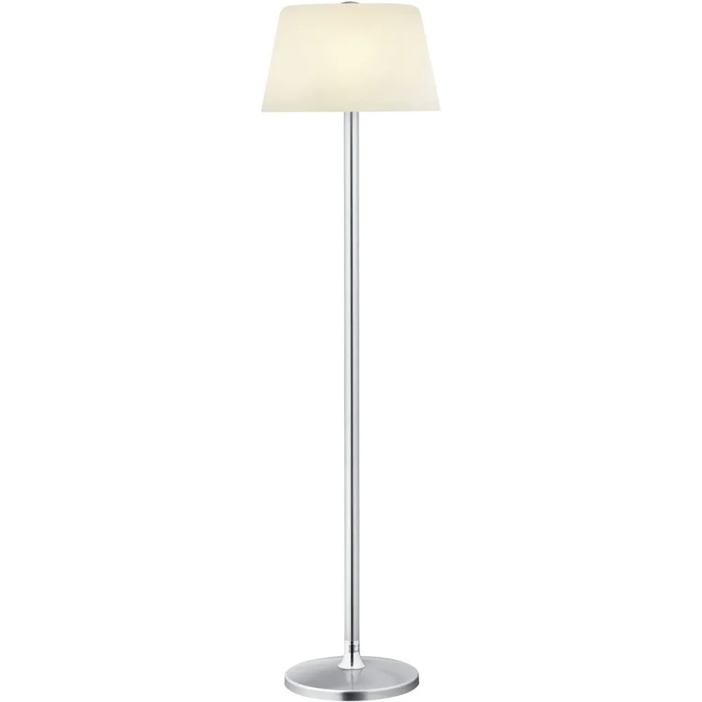 Stehlampe Elegance Silber/Grau Metall 35 cm 140 cm - Farbe: Nickel matt - Stehlampe
