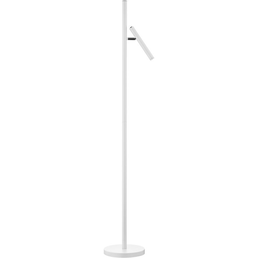 Stehlampe Streak Weiss Metall 25 cm 134 cm - LED - Lichtfarbe: Extra warmweiss - Stehlampe- LED Energiesparlampe
