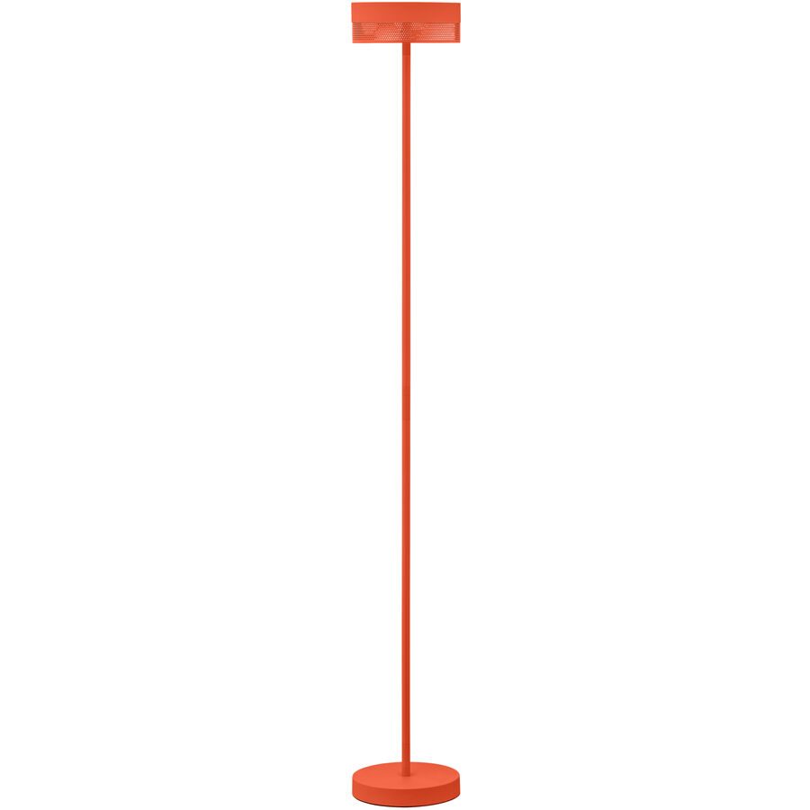 Stehlampe Mesh Orange Metall 16 cm 120 cm - Farbe: peach - LED - Lichtfarbe: Extra warmweiss - Stehlampe- LED Energiesparlampe