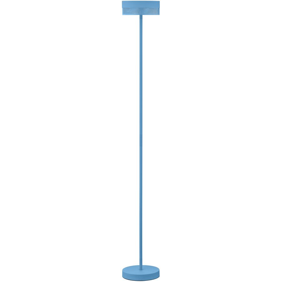 Stehlampe Mesh Blau Metall 16 cm 120 cm - Farbe: Pastellblau - LED - Lichtfarbe: Extra warmweiss - Stehlampe- LED Energiesparlampe