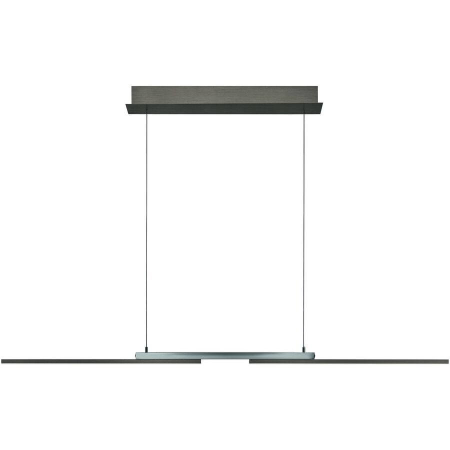Pendellampe More Bronze Metall 130 cm 200 cm - LED - Lichtfarbe: Extra warmweiss - Helles Neutralweiss - Pendellampe- LED Energiesparlampe