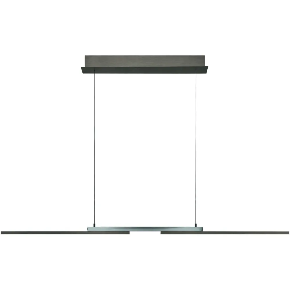 Pendellampe More Bronze Metall 130 cm 200 cm - LED - Lichtfarbe: Extra warmweiss - Helles Neutralweiss - Pendellampe- LED Energiesparlampe