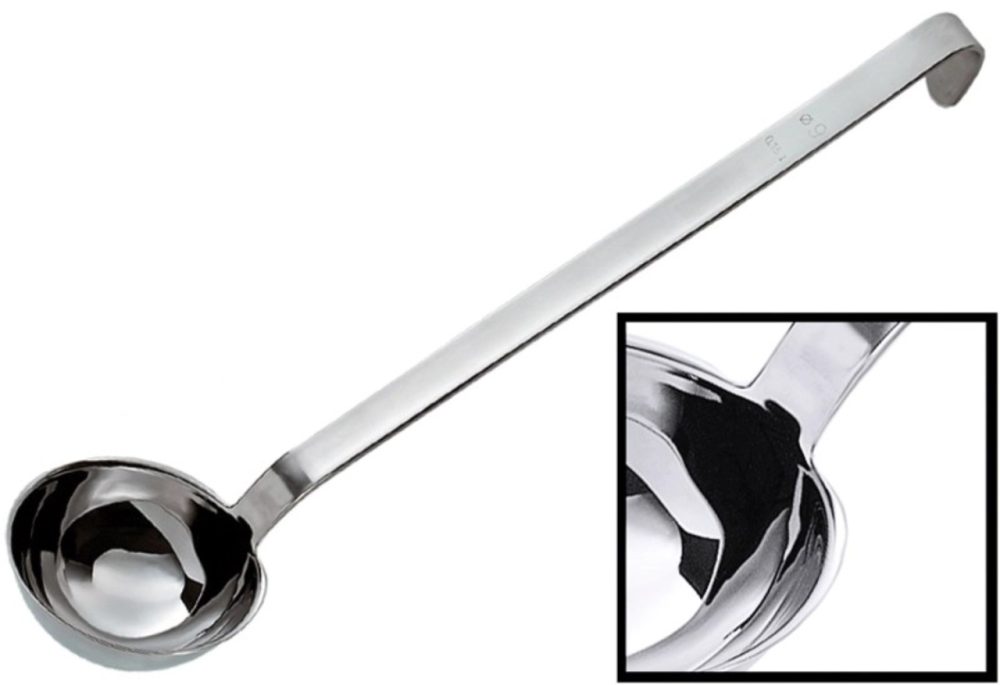 Schöpflöffel Contacto Bander Silber Edelstahl Rostfrei 18/10 6 cm 6 cm - Material: Edelstahl 18/10 - Schöpflöffel